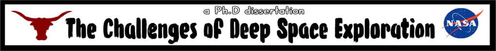 a phd dissertation banner, Texas Longhorn logo + NASA logo