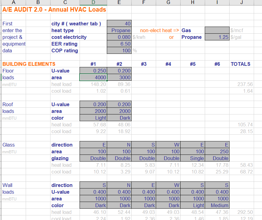 Energy Auditor 2.0 screenshot
